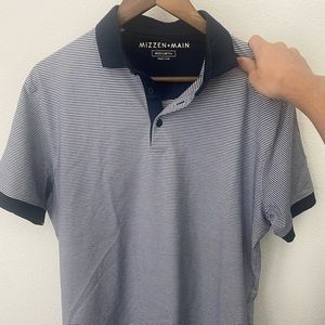 Mizzen+Main striped polo shirt